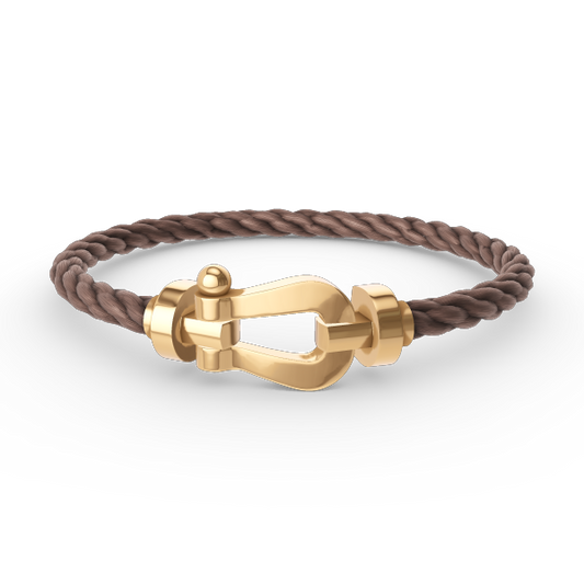 [✨ROSE✨]FORCE LARGE HORSESHOE NO DIAMOND BRACELET GOLD