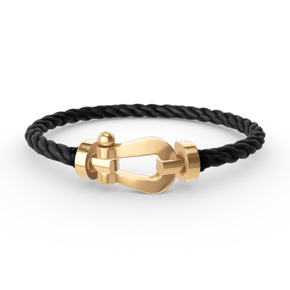 [✨ROSE✨]FORCE LARGE HORSESHOE NO DIAMOND BRACELET GOLD