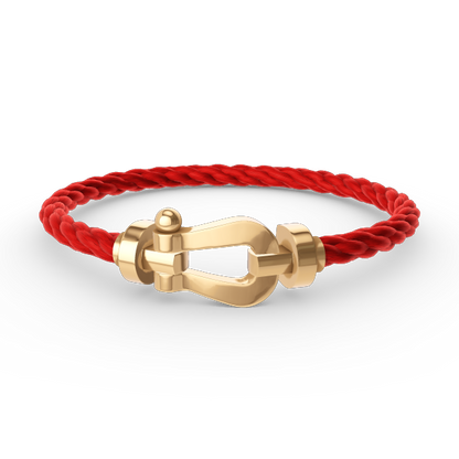 [✨ROSE✨]FORCE LARGE HORSESHOE NO DIAMOND BRACELET GOLD