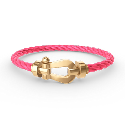 [✨ROSE✨]FORCE LARGE HORSESHOE NO DIAMOND BRACELET GOLD