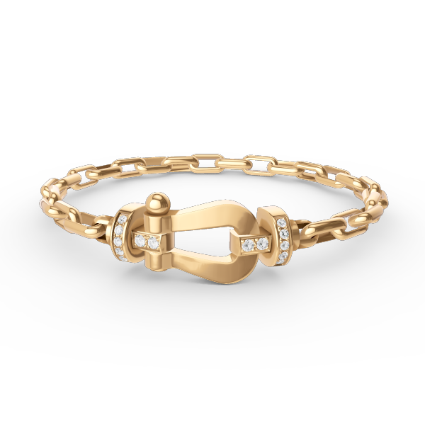 [✨ROSE✨]FORCE LARGE HORSESHOE CLASP  METAL BRACELET