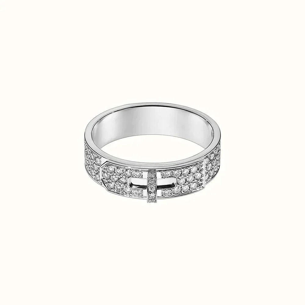 [✨ROSE✨]KELLY SILVER DIAMOND RING