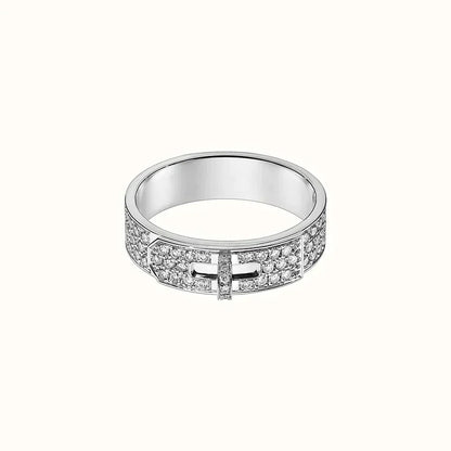 [✨ROSE✨]KELLY SILVER DIAMOND RING
