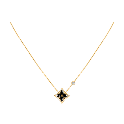 [✨ROSE✨]STAR BLACK MOP NECKLACE