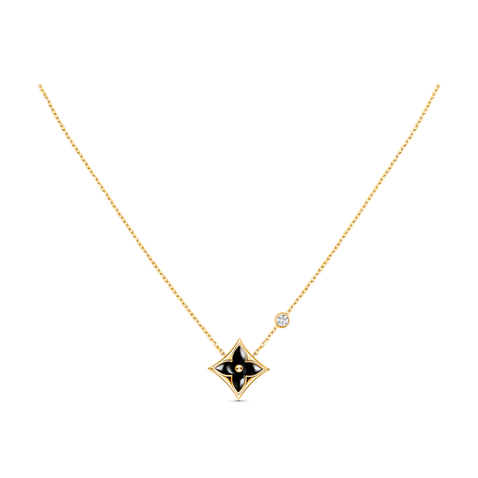 [✨ROSE✨]STAR BLACK MOP NECKLACE