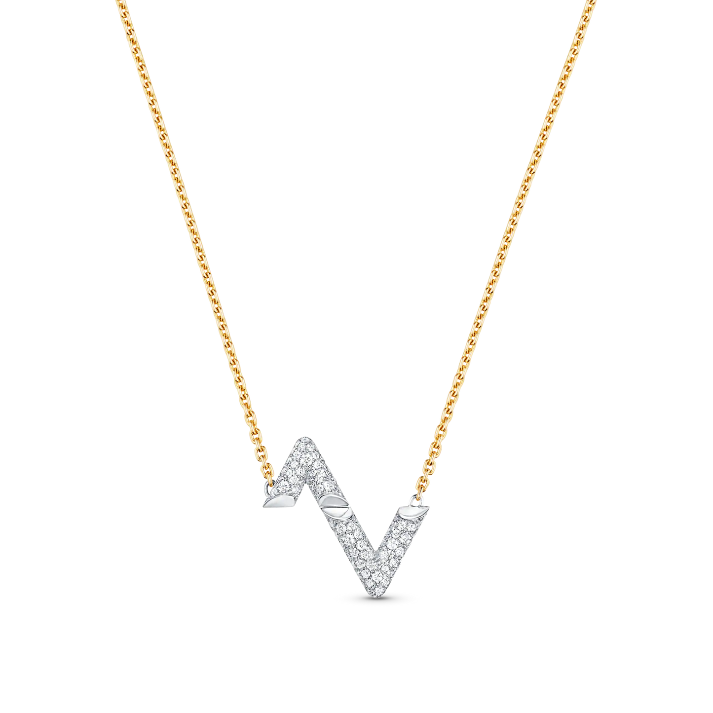 [✨ROSE✨]VOLT SILVER DIAMOND PEDANT NECKLACE