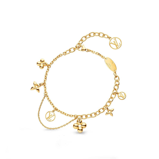 [✨ROSE✨]BLOOMING PINK GOLD MOP BRACELET