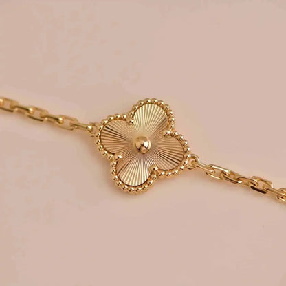 [✨ROSE✨]CLOVER 5 FLOWERS LASER BRACELET