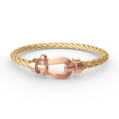 [✨ROSE✨]FORCE LARGE HORSESHOE NO DIAMOND BRACELET ROSE GOLD