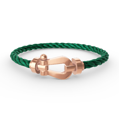 [✨ROSE✨]FORCE LARGE HORSESHOE NO DIAMOND BRACELET ROSE GOLD