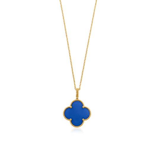 [✨ROSE✨]CLOVER 25MM NECKLACE TURQUOISE ROSE GOLD