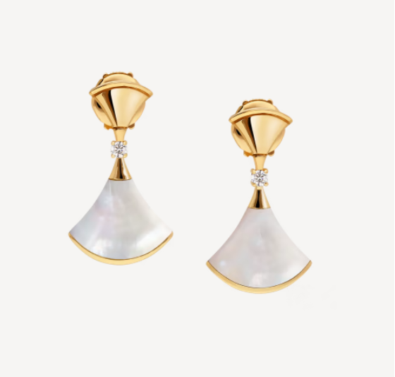 [✨ROSE✨]DREAM MOP 1 DIAMOND EARRINGS