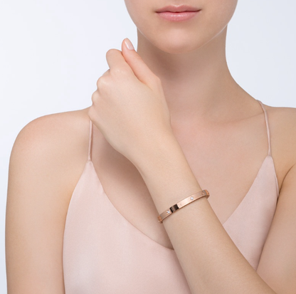[✨ROSE✨]LOVE BRACELET 6.1MM 4 DIAMONDS