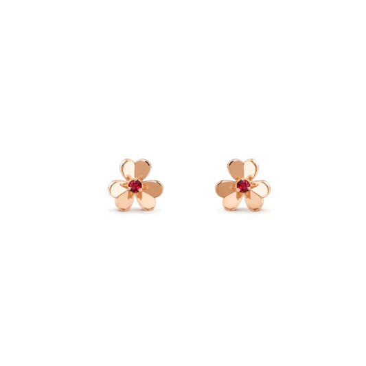 [✨ROSE✨]FRIVOLE  FLOWER PINK EARRINGS