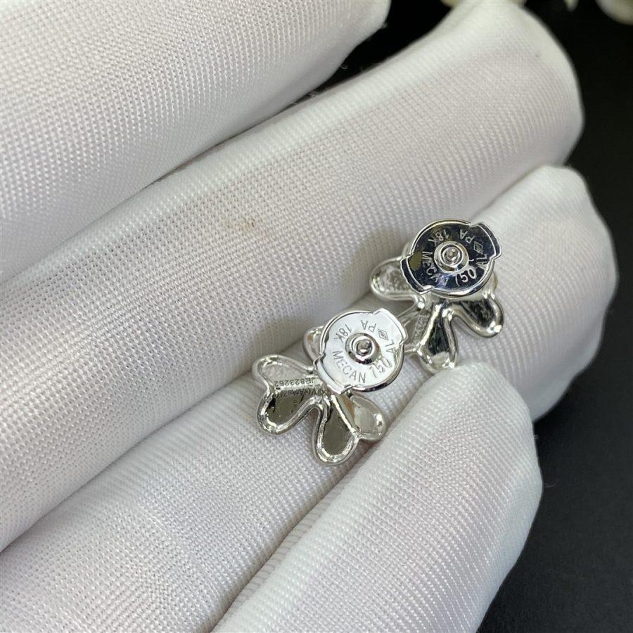 [✨ROSE✨]FRIVOLE MINI SILVER FLOWER EARRINGS