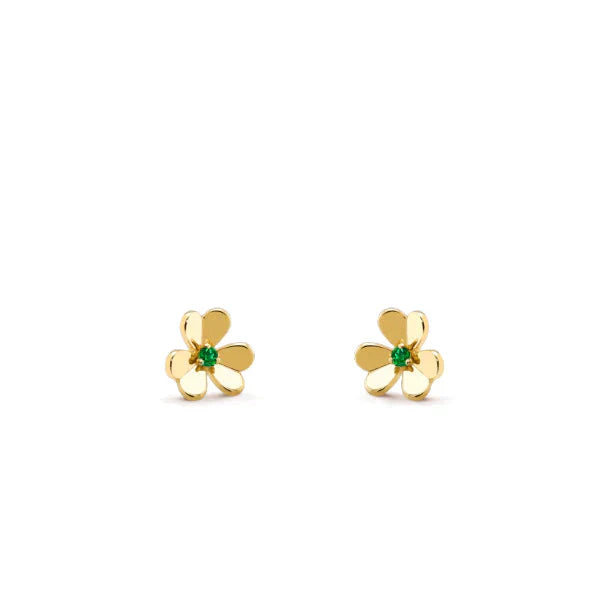 [✨ROSE✨]FRIVOLE  FLOWER MALACHITE EARRINGS
