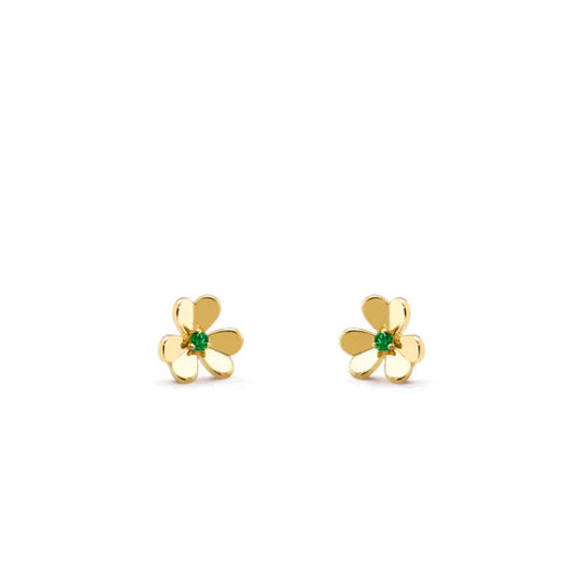 [✨ROSE✨]FRIVOLE  FLOWER MALACHITE EARRINGS