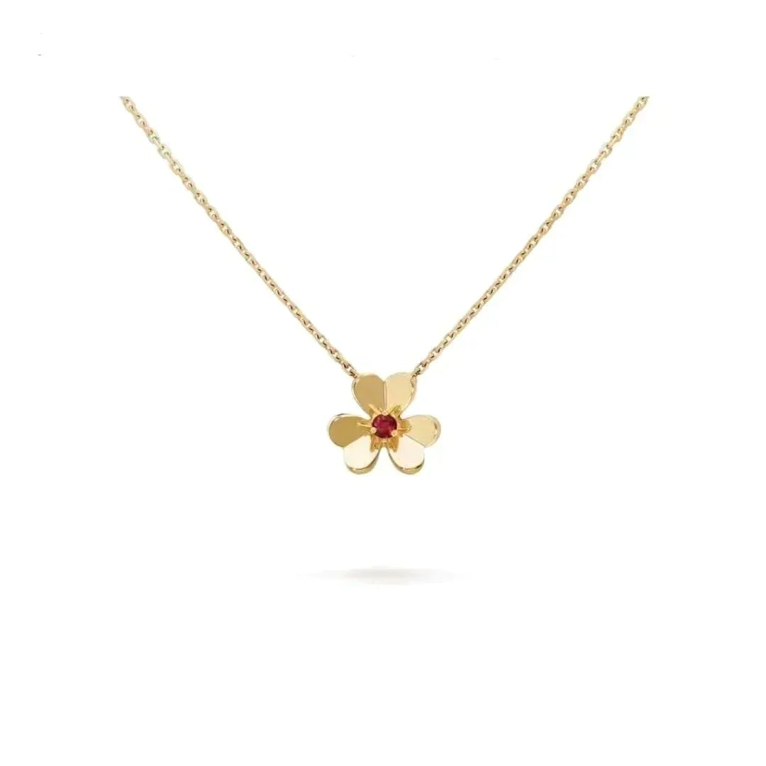 [✨ROSE✨]FRIVOLE GOLD FLOWER NECKLACE