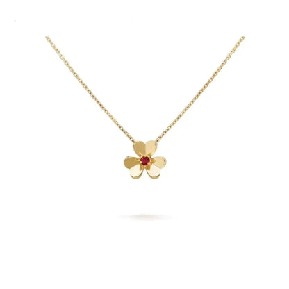 [✨ROSE✨]FRIVOLE GOLD FLOWER NECKLACE