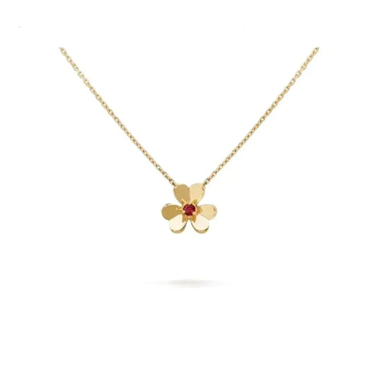 [✨ROSE✨]FRIVOLE GOLD FLOWER NECKLACE