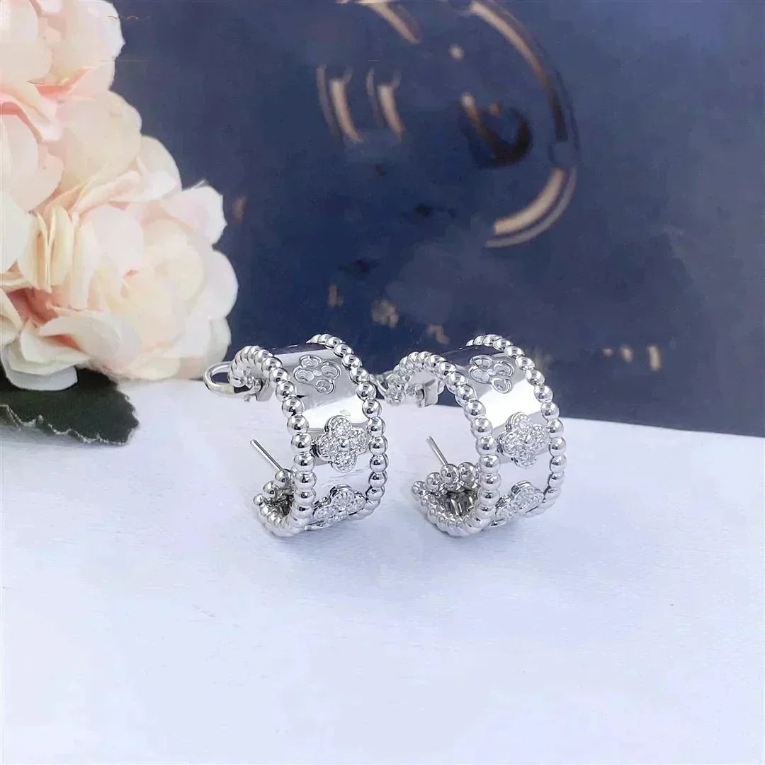 [✨ROSE✨]PERLEE DIAMOND EARRINGS