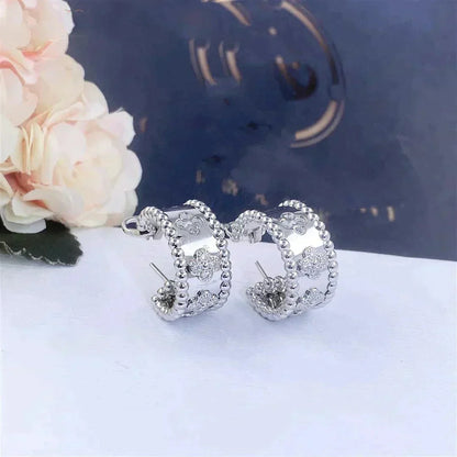[✨ROSE✨]PERLEE DIAMOND EARRINGS