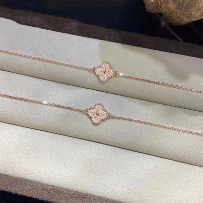 [✨ROSE✨]CLOVER SINGLE FLOWER BRACELET