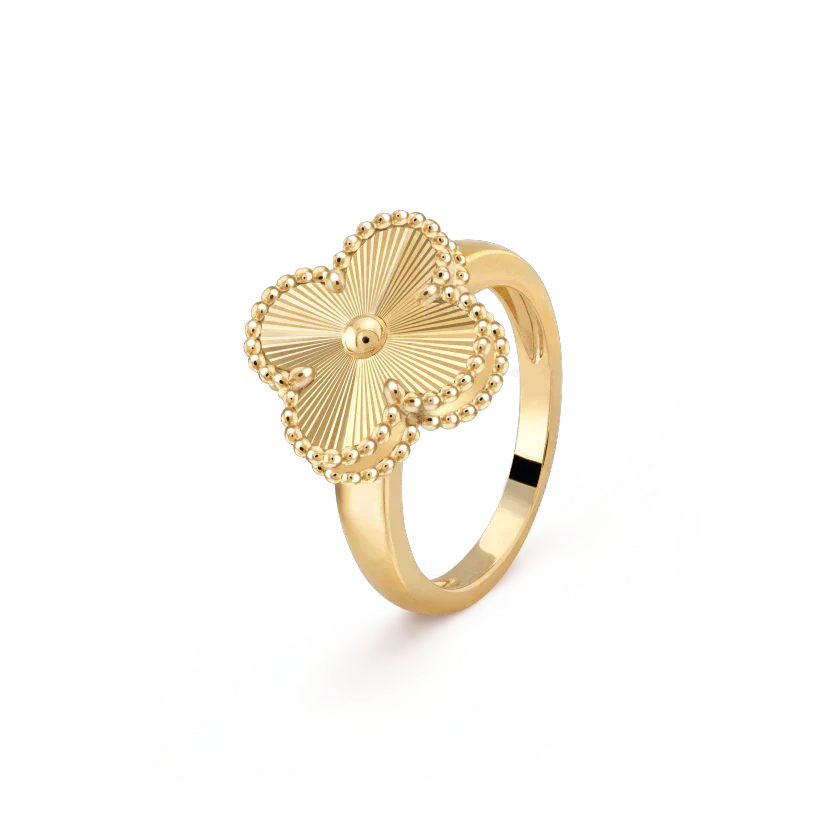 [✨ROSE✨]CLOVER GOLD RING