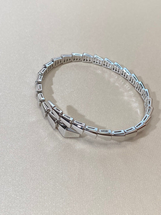 [✨ROSE✨]SERPENTI VIPER SILVER BRACELET