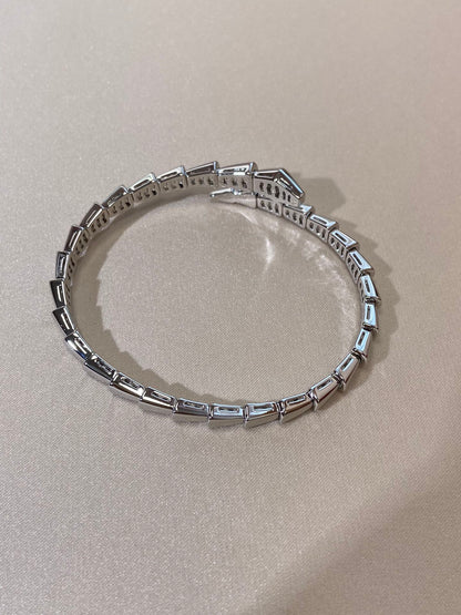 [✨ROSE✨]SERPENTI VIPER SILVER BRACELET
