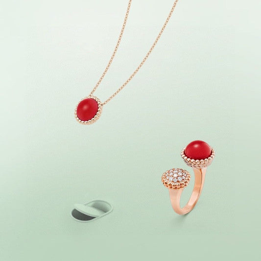 [✨ROSE✨]PERLEE COULEURS DIAMOND ROSE GOLD BETWEEN THE FINGER RING