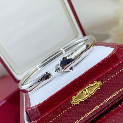 [✨ROSE✨]PANTHERE SILVER OPEN BRACELET