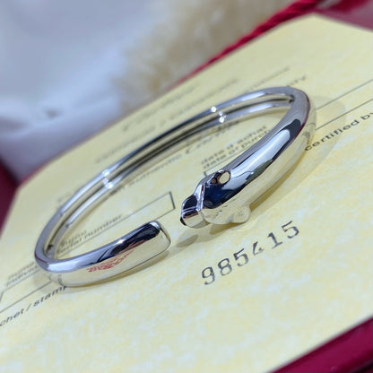 [✨ROSE✨]PANTHERE SILVER OPEN BRACELET