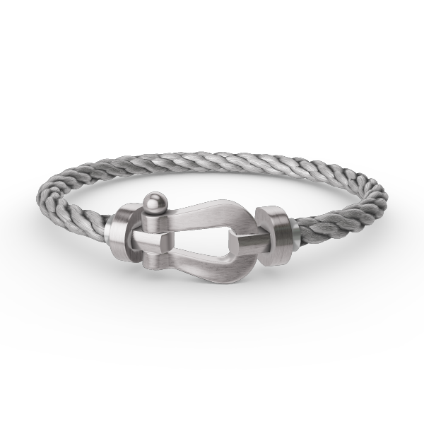 [✨ROSE✨]FORCE LARGE HORSESHOE NO DIAMOND BRACELET SILVER