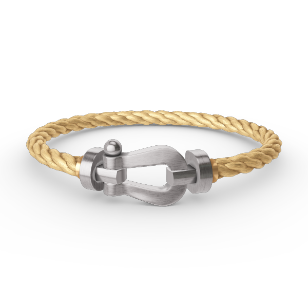 [✨ROSE✨]FORCE LARGE HORSESHOE NO DIAMOND BRACELET SILVER