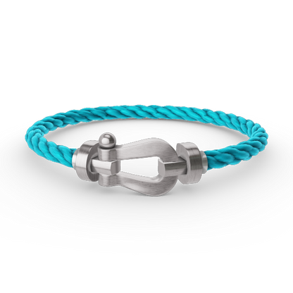 [✨ROSE✨]FORCE LARGE HORSESHOE NO DIAMOND BRACELET SILVER