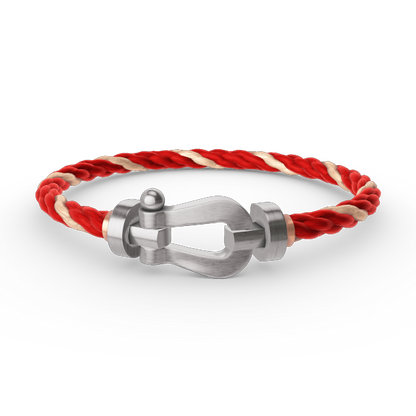 [✨ROSE✨]FORCE LARGE HORSESHOE NO DIAMOND BRACELET SILVER