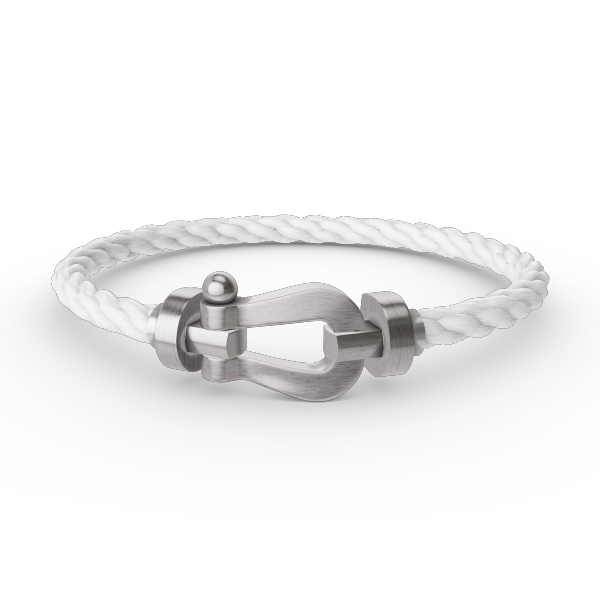 [✨ROSE✨]FORCE LARGE HORSESHOE NO DIAMOND BRACELET SILVER