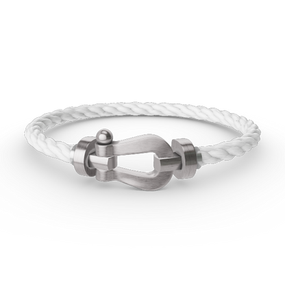 [✨ROSE✨]FORCE LARGE HORSESHOE NO DIAMOND BRACELET SILVER
