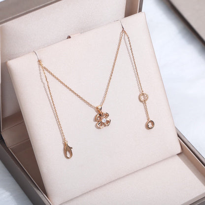 [✨ROSE✨]FIOREVER NECKLACE DIAMOND CENTER