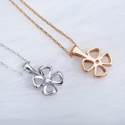 [✨ROSE✨]FIOREVER NECKLACE DIAMOND CENTER