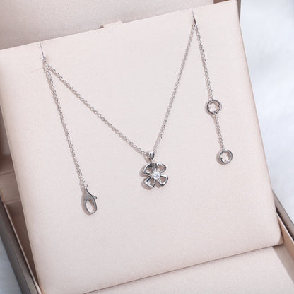 [✨ROSE✨]FIOREVER NECKLACE DIAMOND CENTER