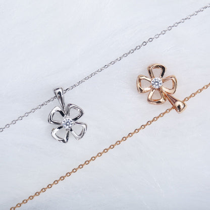 [✨ROSE✨]FIOREVER NECKLACE DIAMOND CENTER