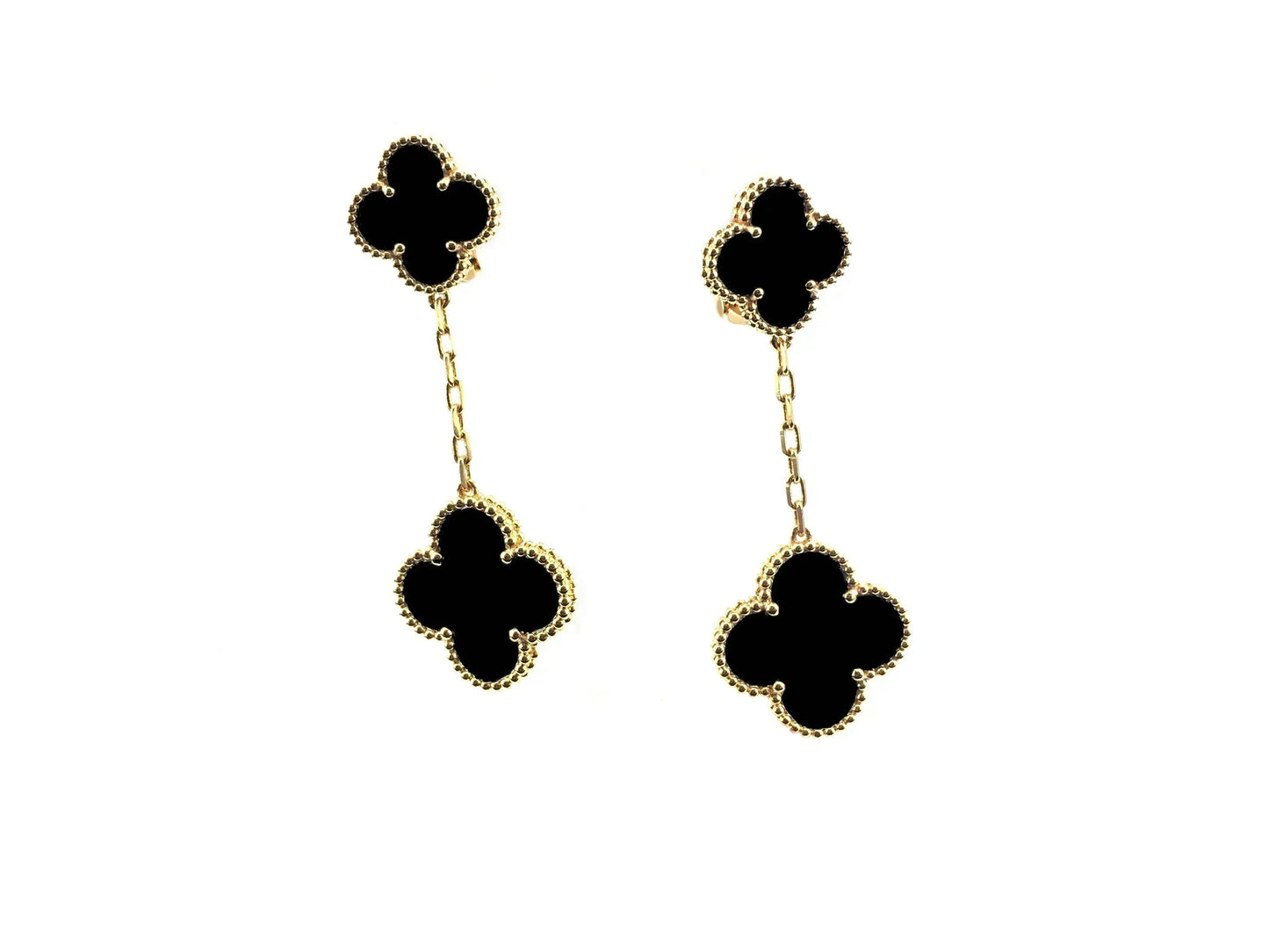 [✨ROSE✨]CLOVER 2 MOTIFS  EARRINGS (MULTIPLE CHOICESC