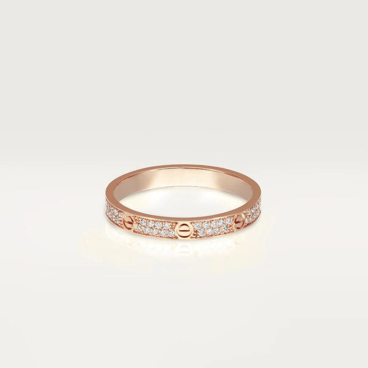 [✨ROSE✨]LOVE RING 2.65MM DIAMOND