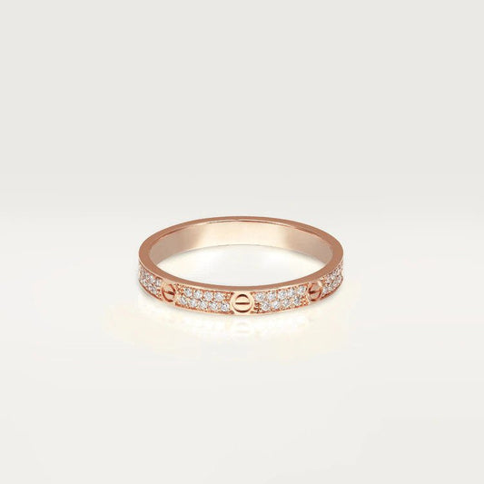[✨ROSE✨]LOVE RING 2.65MM DIAMOND