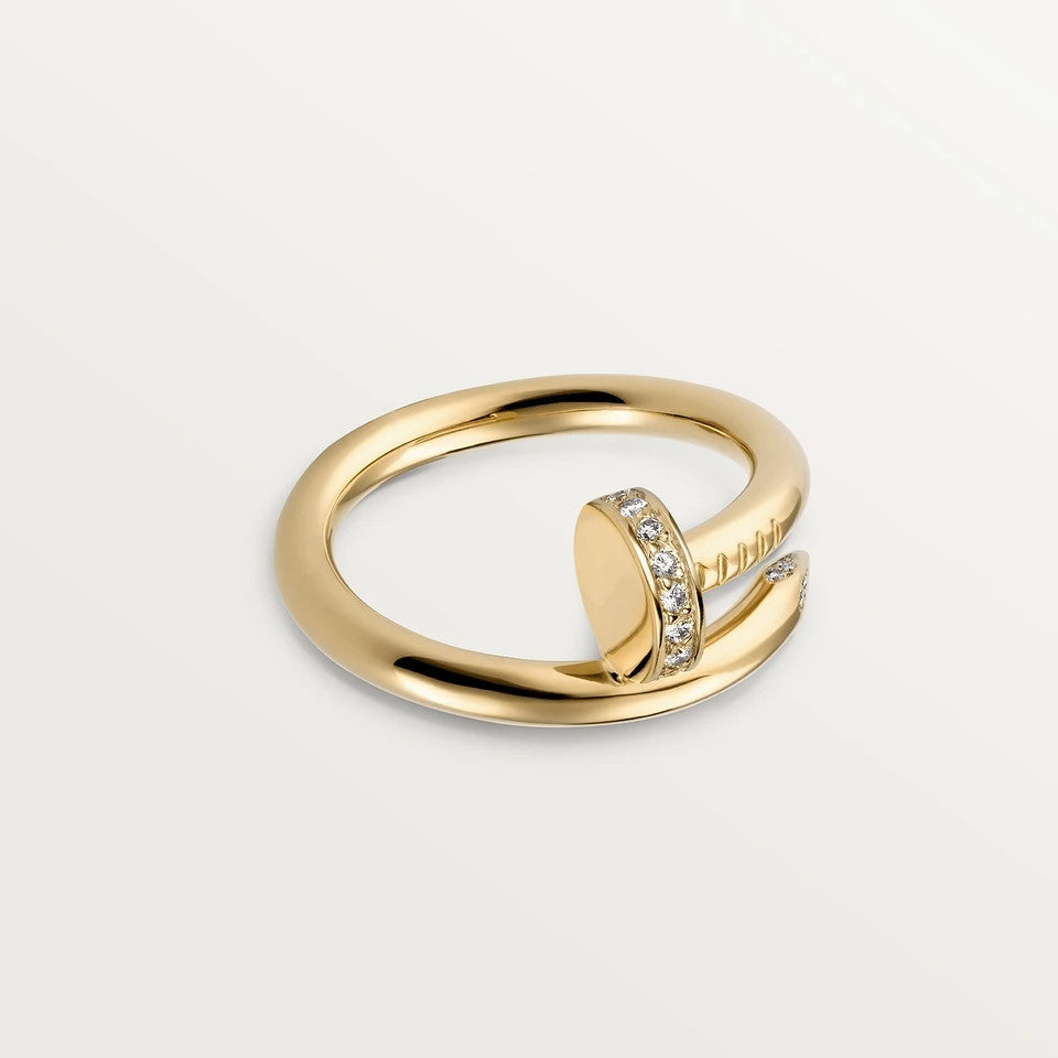 [✨ROSE✨]JUSTE RING 2.65MM GOLD DIAMOND