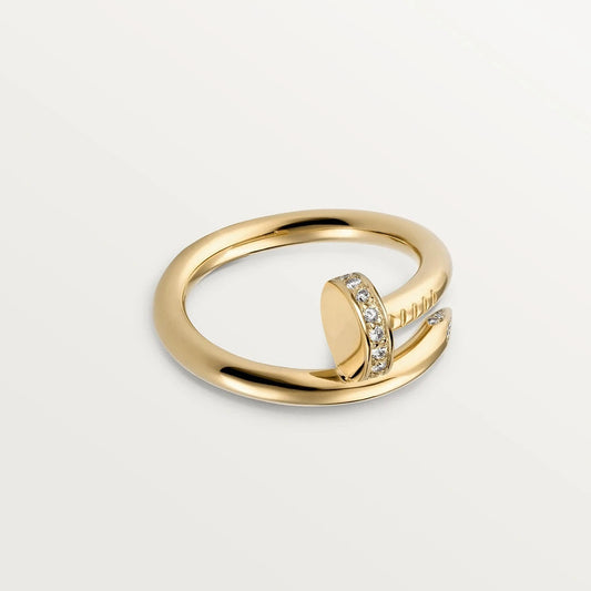 [✨ROSE✨]JUSTE RING 2.65MM GOLD DIAMOND