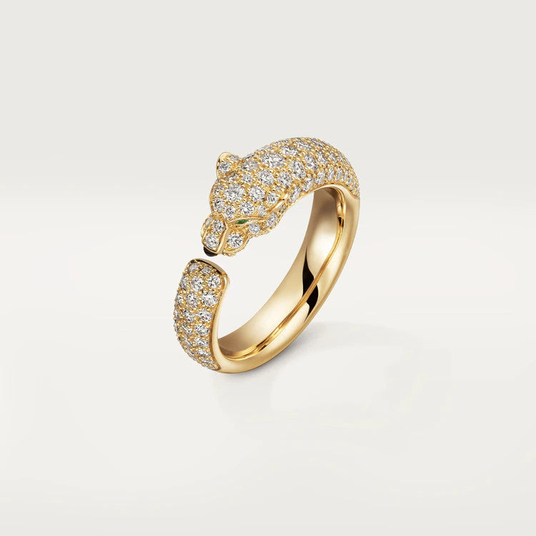 [✨ROSE✨]PANTHERE PINK GOLD DIAMOND RING